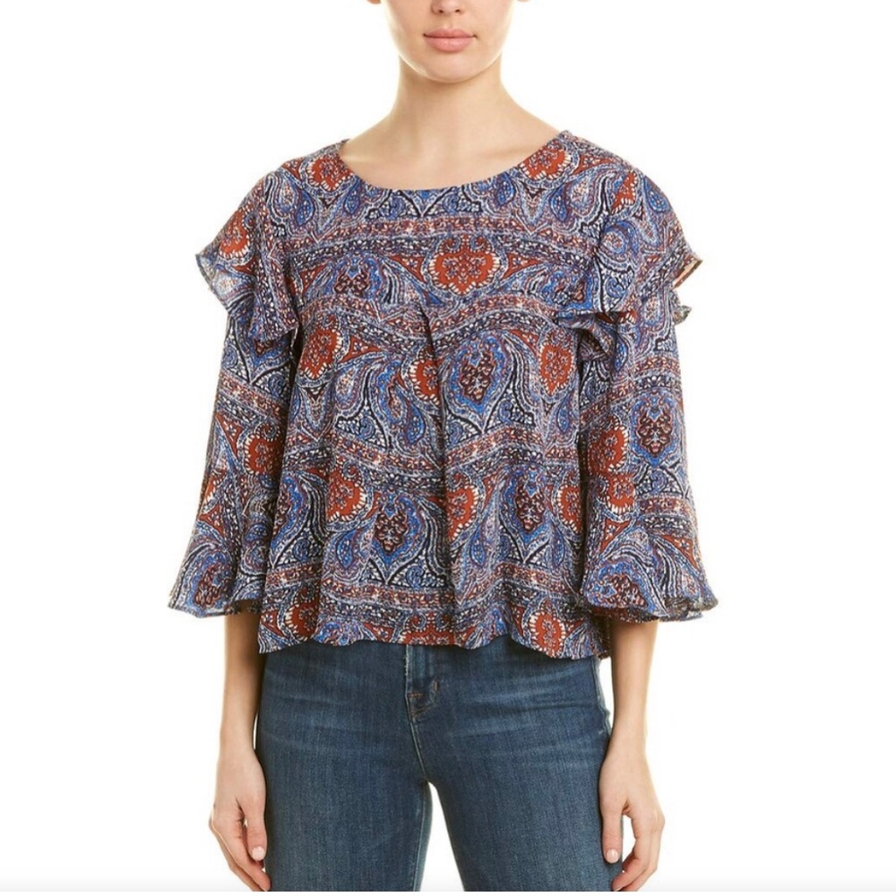 NWT Jack by BB Dakota Eat Slay Love Printed CDC Top Size XSmall